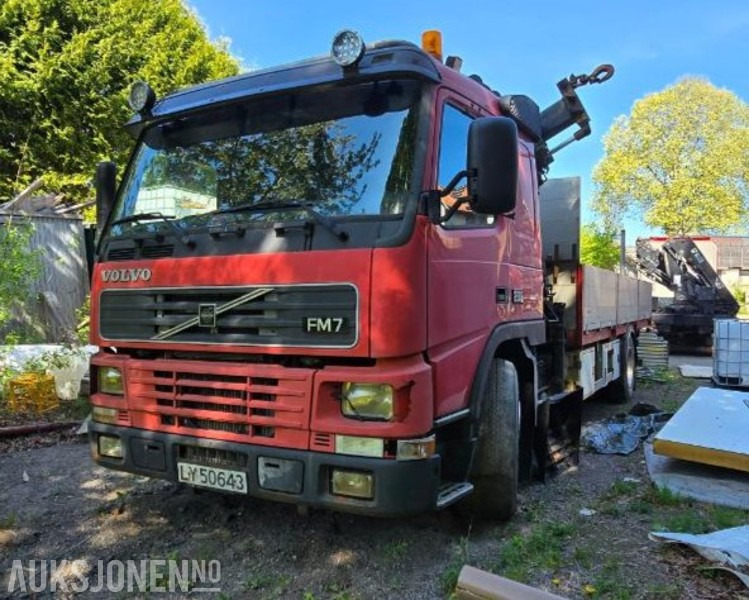1999 Volvo FM7 42R 4X2 Reparasjonsobjekt Hiab 195-4 - Φορτηγό με γερανό: φωτογραφία 1 1999 Volvo FM7 42R 4X2 Reparasjonsobjekt Hiab 195-4 - Φορτηγό με γερανό: φωτογραφία 1