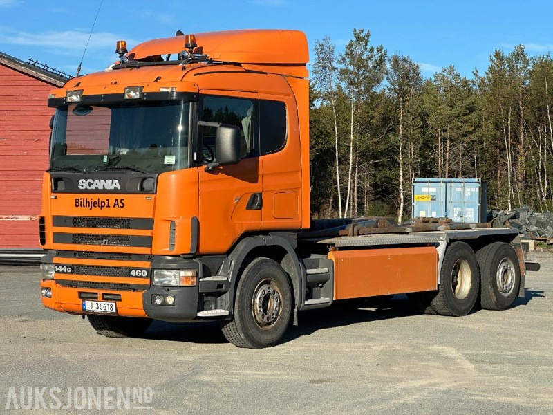 2000 Scania R 144 - 460 Krokbil - Φορτηγό φόρτωσης γάντζου: φωτογραφία 1 2000 Scania R 144 - 460 Krokbil - Φορτηγό φόρτωσης γάντζου: φωτογραφία 1