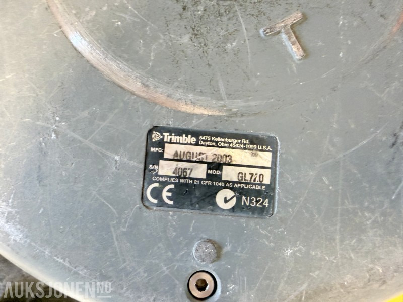 2003 Spectra Pecision laser med Spectra CR600 reciever - Παρελκόμενα για Κατασκευή μηχανήματα: φωτογραφία 4 2003 Spectra Pecision laser med Spectra CR600 reciever - Παρελκόμενα για Κατασκευή μηχανήματα: φωτογραφία 4