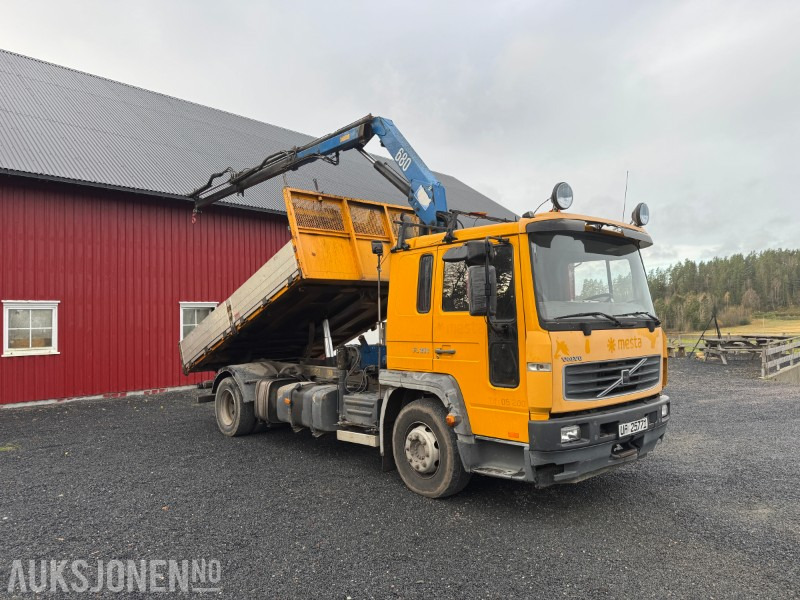 2006 Volvo FL6 H 4X2 Kranbil med tipp - HMF 683K2 Kran - Φορτηγό με γερανό: φωτογραφία 4 2006 Volvo FL6 H 4X2 Kranbil med tipp - HMF 683K2 Kran - Φορτηγό με γερανό: φωτογραφία 4
