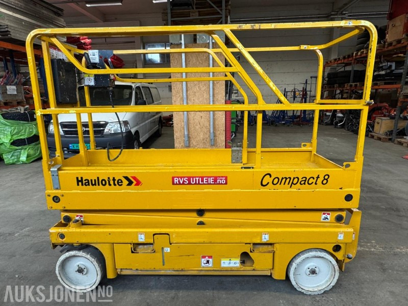 2007 Haulotte Compact 8 sakselift på batteri / årskontrollert - Πλατφόρμα εναέρια: φωτογραφία 2 2007 Haulotte Compact 8 sakselift på batteri / årskontrollert - Πλατφόρμα εναέρια: φωτογραφία 2