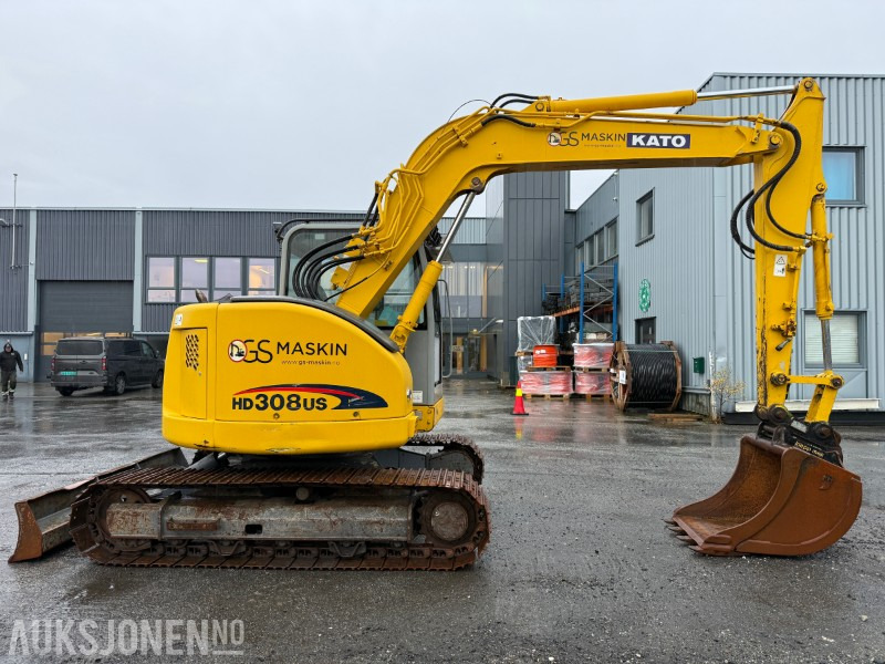 2008 Kato HD 308 US 8-tonns gravemaskin - Klepp hurtigfeste - Klepp graveskuff + pusseskuff m/tilt - 3927 timer - Εκσκαφέας: φωτογραφία 4 2008 Kato HD 308 US 8-tonns gravemaskin - Klepp hurtigfeste - Klepp graveskuff + pusseskuff m/tilt - 3927 timer - Εκσκαφέας: φωτογραφία 4