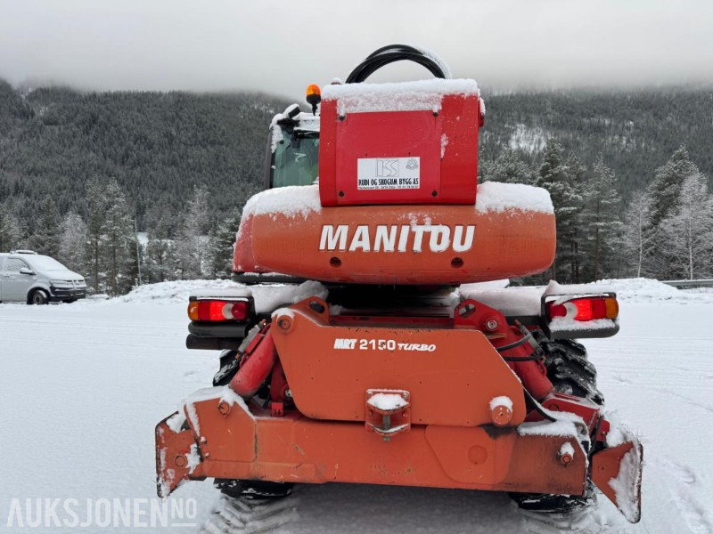 2008 Manitou MRT2150 teleskopslaster. Rundtsvingende med jibb, vinsj og mannskapskurv - Τηλεσκοπικός φορτωτής: φωτογραφία 3 2008 Manitou MRT2150 teleskopslaster. Rundtsvingende med jibb, vinsj og mannskapskurv - Τηλεσκοπικός φορτωτής: φωτογραφία 3