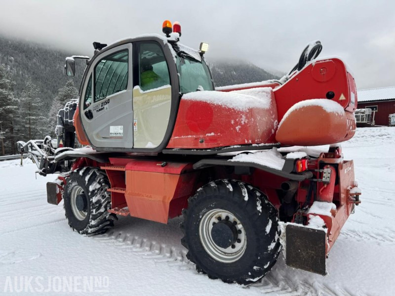 2008 Manitou MRT2150 teleskopslaster. Rundtsvingende med jibb, vinsj og mannskapskurv - Τηλεσκοπικός φορτωτής: φωτογραφία 4 2008 Manitou MRT2150 teleskopslaster. Rundtsvingende med jibb, vinsj og mannskapskurv - Τηλεσκοπικός φορτωτής: φωτογραφία 4