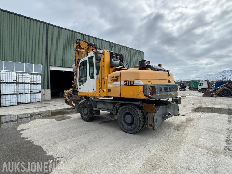 2009 Liebherr A316 Litronic hjulgraver - Hevbar hytte - Klype - 13065T - Εκσκαφέας: φωτογραφία 3 2009 Liebherr A316 Litronic hjulgraver - Hevbar hytte - Klype - 13065T - Εκσκαφέας: φωτογραφία 3