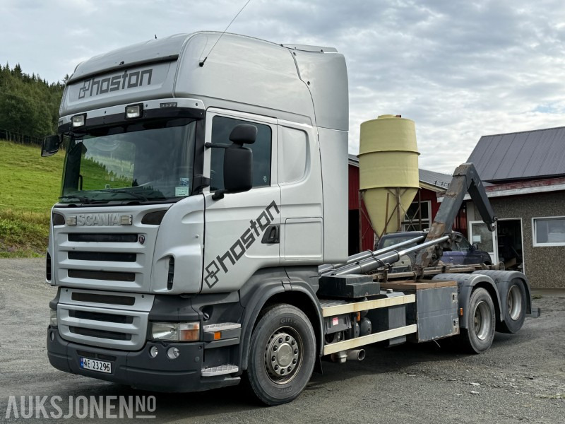 2009 Scania R480 6x2 krokbil - MULTILIFT KROK M/ KNEKK - Φορτηγό φόρτωσης γάντζου: φωτογραφία 1 2009 Scania R480 6x2 krokbil - MULTILIFT KROK M/ KNEKK - Φορτηγό φόρτωσης γάντζου: φωτογραφία 1
