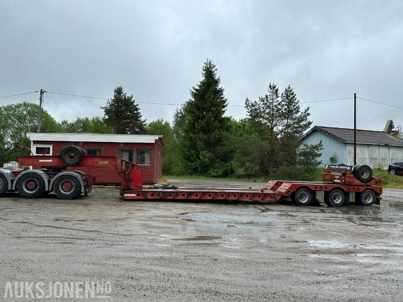 2009 Trail King TK154HED lavboy-henger - 4akslet maskinhenger med vse styring - Τρέιλερ: φωτογραφία 2 2009 Trail King TK154HED lavboy-henger - 4akslet maskinhenger med vse styring - Τρέιλερ: φωτογραφία 2