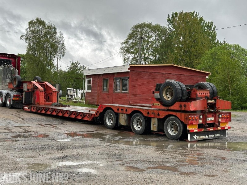 2009 Trail King TK154HED lavboy-henger - 4akslet maskinhenger med vse styring - Τρέιλερ: φωτογραφία 3 2009 Trail King TK154HED lavboy-henger - 4akslet maskinhenger med vse styring - Τρέιλερ: φωτογραφία 3