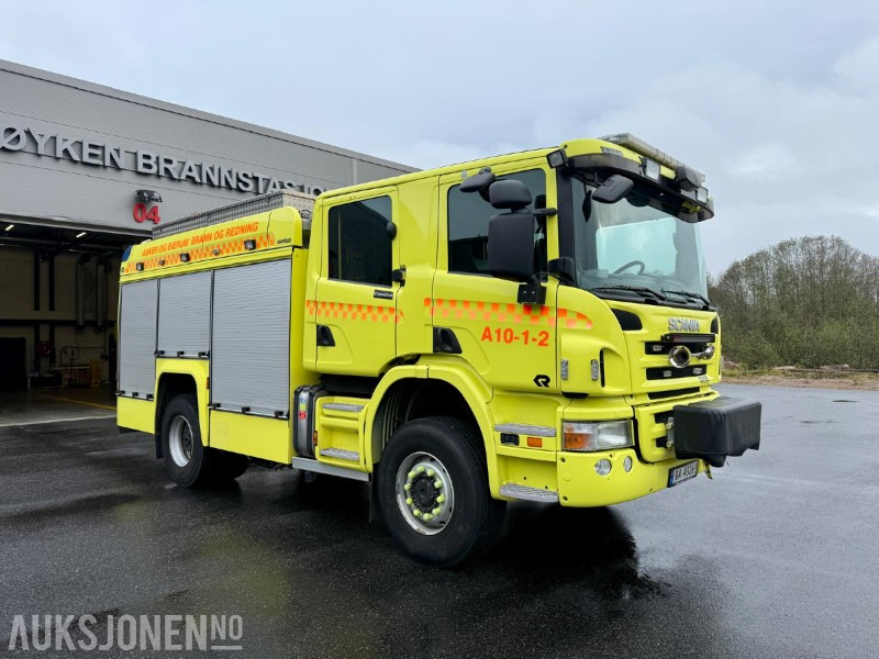 2011 Scania P400 4x4 - brannbil - mannskapsbil - godt utstyrt - nylig EU-godkjent - Πυροσβεστικό όχημα: φωτογραφία 3 2011 Scania P400 4x4 - brannbil - mannskapsbil - godt utstyrt - nylig EU-godkjent - Πυροσβεστικό όχημα: φωτογραφία 3
