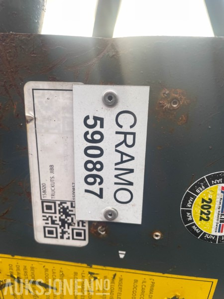 2011 Tre Emme løftearm / kranarm F1150 – 1,5 tonn - Παρελκόμενα για Κατασκευή μηχανήματα: φωτογραφία 5 2011 Tre Emme løftearm / kranarm F1150 – 1,5 tonn - Παρελκόμενα για Κατασκευή μηχανήματα: φωτογραφία 5