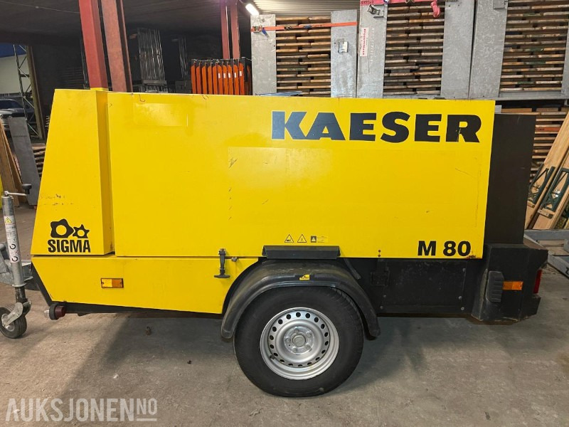 2012 Kaeser M 80 Tilhenger kompressor - Εξοπλισμού κατασκευών: φωτογραφία 2 2012 Kaeser M 80 Tilhenger kompressor - Εξοπλισμού κατασκευών: φωτογραφία 2