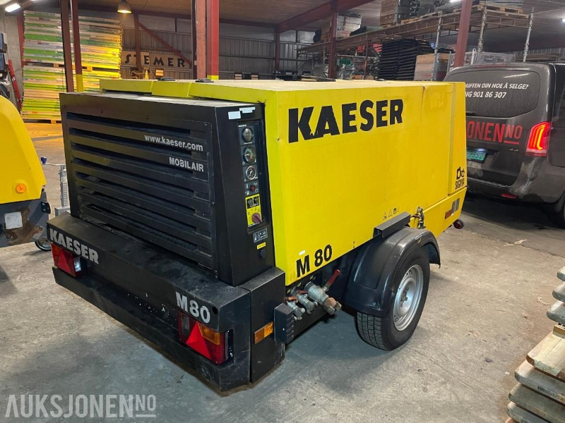 2012 Kaeser M 80 Tilhenger kompressor - Εξοπλισμού κατασκευών: φωτογραφία 4 2012 Kaeser M 80 Tilhenger kompressor - Εξοπλισμού κατασκευών: φωτογραφία 4