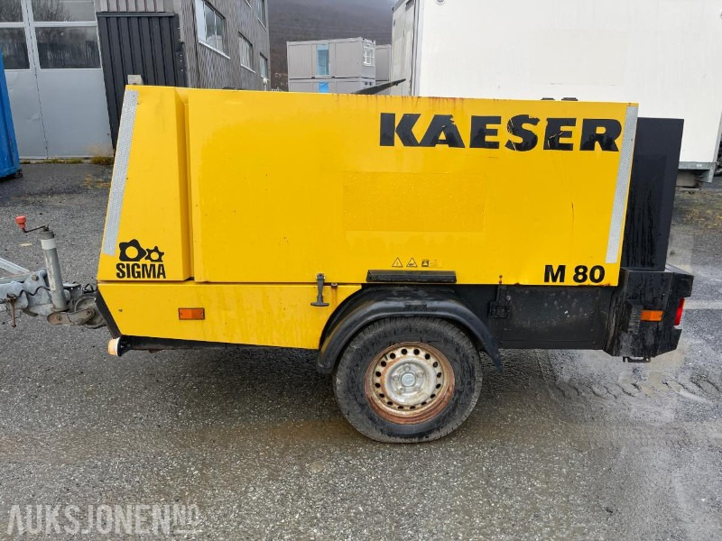 2012 Kaeser M 80 tilhenger kompressor med 2654 timer - Εξοπλισμού κατασκευών: φωτογραφία 2 2012 Kaeser M 80 tilhenger kompressor med 2654 timer - Εξοπλισμού κατασκευών: φωτογραφία 2