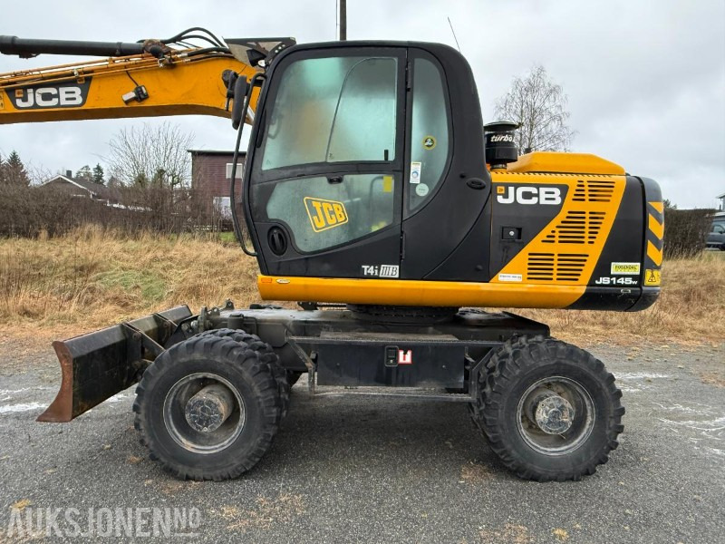 2014 JCB JS145W T4 Hjulgraver - KUN 9.216 arbeidstimer! ENGCON Rototilt, SERTIFISERT! 3 skuffer, sentralsmøring og hurtigkobling, - Εκσκαφέας: φωτογραφία 3 2014 JCB JS145W T4 Hjulgraver - KUN 9.216 arbeidstimer! ENGCON Rototilt, SERTIFISERT! 3 skuffer, sentralsmøring og hurtigkobling, - Εκσκαφέας: φωτογραφία 3