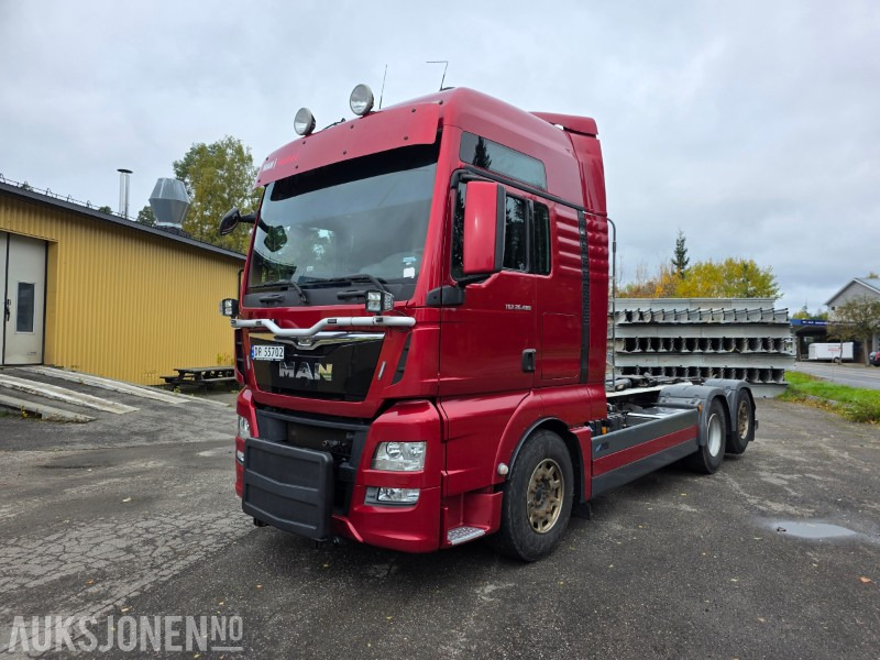 2014 MAN TGX 26.480 6X2-4 BL 18 T krok leveres med ny EU - Φορτηγό φόρτωσης γάντζου: φωτογραφία 1 2014 MAN TGX 26.480 6X2-4 BL 18 T krok leveres med ny EU - Φορτηγό φόρτωσης γάντζου: φωτογραφία 1