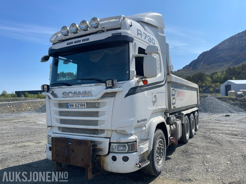 2014 Scania R730 Tridem Brøyterigget tippbil m/ underliggende skjær fra 2021! Euro 6 - Φορτηγό ανατρεπόμενο: φωτογραφία 1 2014 Scania R730 Tridem Brøyterigget tippbil m/ underliggende skjær fra 2021! Euro 6 - Φορτηγό ανατρεπόμενο: φωτογραφία 1