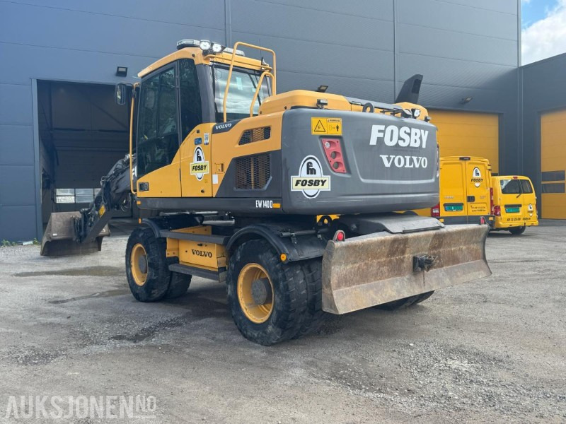 2014 Volvo EW140D hjulgraver m/ Rototilt R4, S60-feste - Εκσκαφέας: φωτογραφία 4 2014 Volvo EW140D hjulgraver m/ Rototilt R4, S60-feste - Εκσκαφέας: φωτογραφία 4
