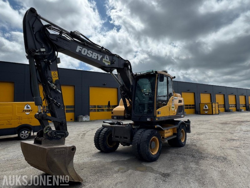 2014 Volvo EW140D hjulgraver m/ Rototilt R4, S60-feste - Εκσκαφέας: φωτογραφία 1 2014 Volvo EW140D hjulgraver m/ Rototilt R4, S60-feste - Εκσκαφέας: φωτογραφία 1