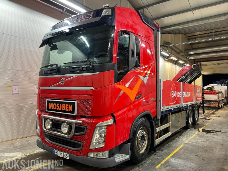 2014 Volvo FH540 6X2 Planbil med HMF 2120 kran, Eu godkjent til 31.05.2026 - Φορτηγό με γερανό: φωτογραφία 1 2014 Volvo FH540 6X2 Planbil med HMF 2120 kran, Eu godkjent til 31.05.2026 - Φορτηγό με γερανό: φωτογραφία 1