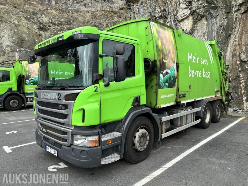 2016 Scania P320 Komprimatorbil - 2 kammer Inkl. biokammer/MTM påbygg/EU ok, 288978km - Απορριμματοφόρο: φωτογραφία 1 2016 Scania P320 Komprimatorbil - 2 kammer Inkl. biokammer/MTM påbygg/EU ok, 288978km - Απορριμματοφόρο: φωτογραφία 1