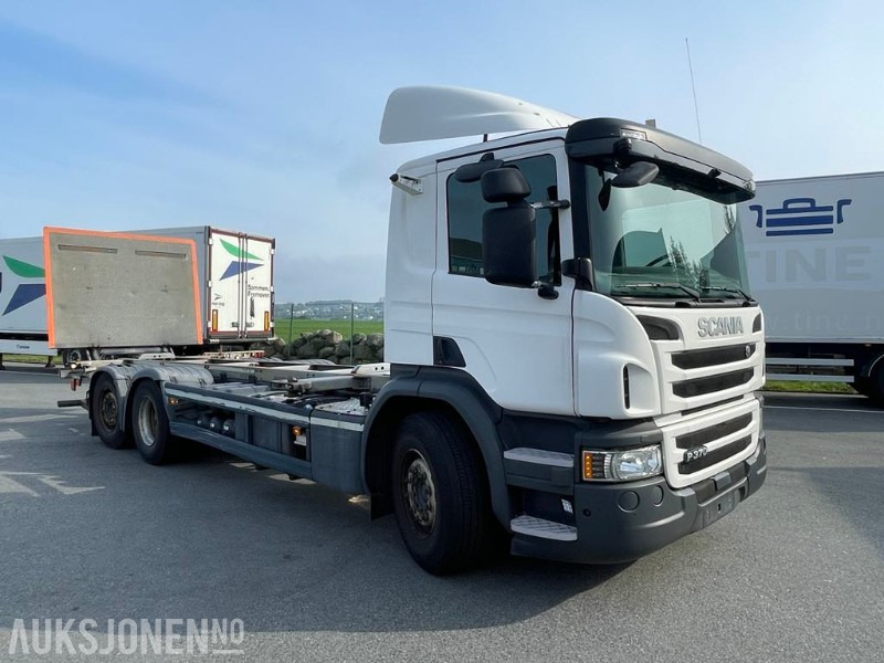 2016 Scania P370 LB6x2 lastebil med lift/løftebord - 3-akslet - Kamera - 208601 km. - Φορτηγό μεταφοράς εμπορευματοκιβωτίων/ Κινητό αμάξωμα: φωτογραφία 5 2016 Scania P370 LB6x2 lastebil med lift/løftebord - 3-akslet - Kamera - 208601 km. - Φορτηγό μεταφοράς εμπορευματοκιβωτίων/ Κινητό αμάξωμα: φωτογραφία 5