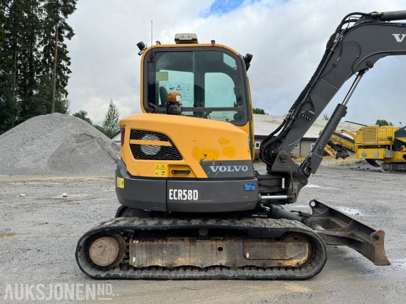 2016 Volvo ecr58d beltegraver 4301t, tiltrotator, pusseskuff,steinskuff - Μίνι εκσκαφέας: φωτογραφία 3 2016 Volvo ecr58d beltegraver 4301t, tiltrotator, pusseskuff,steinskuff - Μίνι εκσκαφέας: φωτογραφία 3
