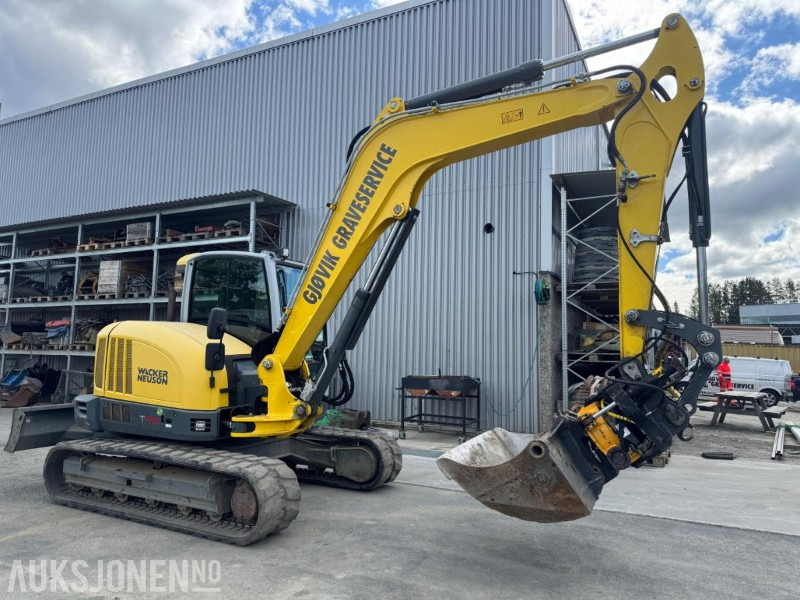 2016 Wacker Neuson ET 90 GRAVEMASKIN MED ROTOTILT, SENTRALSMØRING OG 3 SKUFFER - Εκσκαφέας: φωτογραφία 5 2016 Wacker Neuson ET 90 GRAVEMASKIN MED ROTOTILT, SENTRALSMØRING OG 3 SKUFFER - Εκσκαφέας: φωτογραφία 5