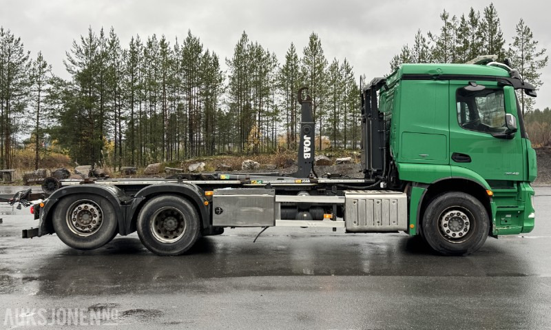 2017 MERCEDES-BENZ ACTROS 2546 6X2 KROKBIL JOAB EURO6 RETARDER VBG KAMERA LUFTFJÆRING - Φορτηγό φόρτωσης γάντζου: φωτογραφία 4 2017 MERCEDES-BENZ ACTROS 2546 6X2 KROKBIL JOAB EURO6 RETARDER VBG KAMERA LUFTFJÆRING - Φορτηγό φόρτωσης γάντζου: φωτογραφία 4