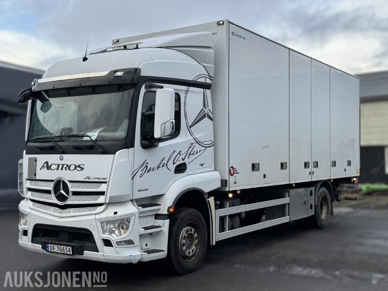 2017 Mercedes-Benz Actros 4x2 SKAPBIL EURO6 BUSSBYGG M/SIDEÅPNING HELLUFT ZEPRO - Φορτηγό κόφα: φωτογραφία 1 2017 Mercedes-Benz Actros 4x2 SKAPBIL EURO6 BUSSBYGG M/SIDEÅPNING HELLUFT ZEPRO - Φορτηγό κόφα: φωτογραφία 1