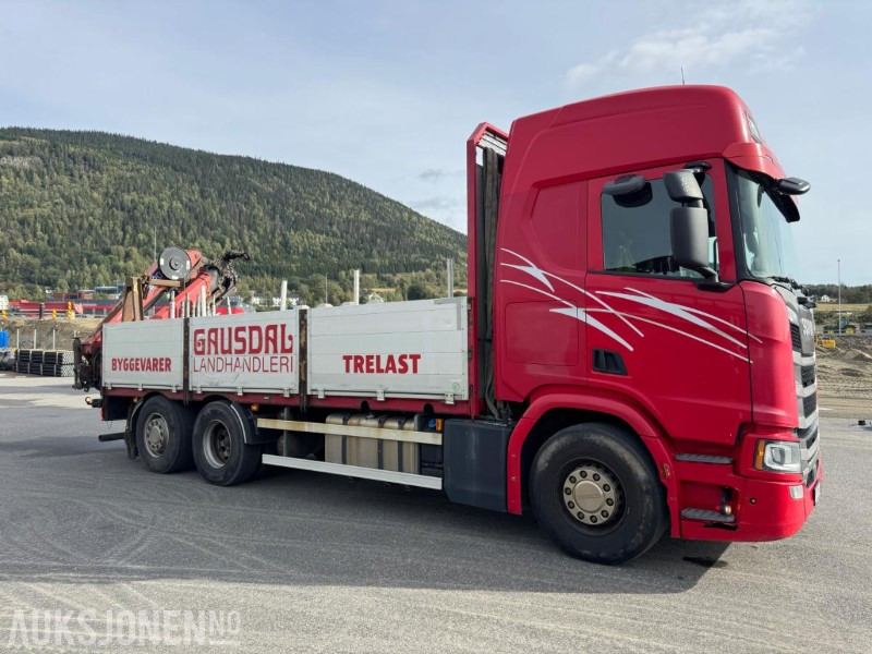 2017 Scania R500 planbil med HMF kran - Φορτηγό με γερανό: φωτογραφία 5 2017 Scania R500 planbil med HMF kran - Φορτηγό με γερανό: φωτογραφία 5