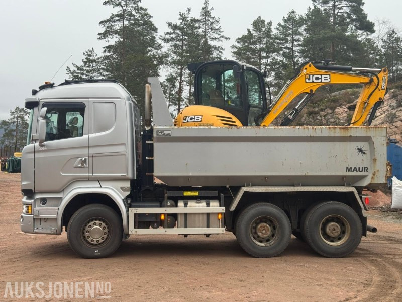 Φορτηγό ανατρεπόμενο 2017 Scania R730 tippbil med Maur trippelkjerre / EURO 6 / 6X4: φωτογραφία 7 Φορτηγό ανατρεπόμενο 2017 Scania R730 tippbil med Maur trippelkjerre / EURO 6 / 6X4: φωτογραφία 7