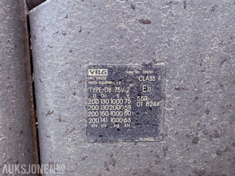 Φορτηγό ανατρεπόμενο 2017 Volvo 540 Tippbil 6X4 EURO 6 344830 km Anleggsmodellen: φωτογραφία 20 Φορτηγό ανατρεπόμενο 2017 Volvo 540 Tippbil 6X4 EURO 6 344830 km Anleggsmodellen: φωτογραφία 20