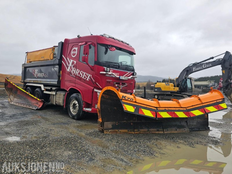 2017 Volvo FH 540 Tippbil med full brøytehydraulikk og planvibrator -Nye dekk for sesong(!!) - Φορτηγό ανατρεπόμενο: φωτογραφία 4 2017 Volvo FH 540 Tippbil med full brøytehydraulikk og planvibrator -Nye dekk for sesong(!!) - Φορτηγό ανατρεπόμενο: φωτογραφία 4
