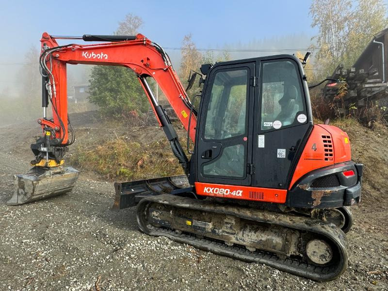Leasing  2018 Kubota KX080-4 ROTOTILT, 2 SKUFFER, SENTRALSMØRING 2018 Kubota KX080-4 ROTOTILT, 2 SKUFFER, SENTRALSMØRING: φωτογραφία 6
