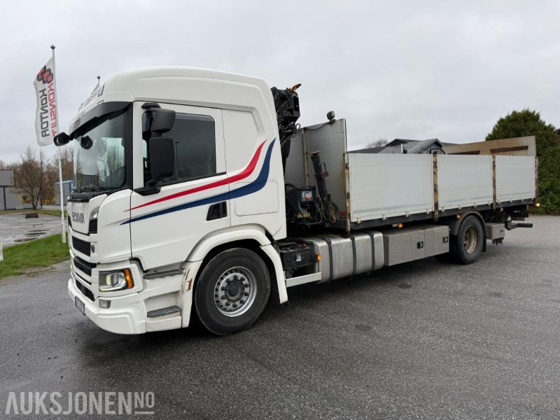 2018 Scania P 320 KRANBIL M/PLAN HIAB XS099 KRAN SERVICEHISTORIKK. - Φορτηγό με γερανό: φωτογραφία 1 2018 Scania P 320 KRANBIL M/PLAN HIAB XS099 KRAN SERVICEHISTORIKK. - Φορτηγό με γερανό: φωτογραφία 1