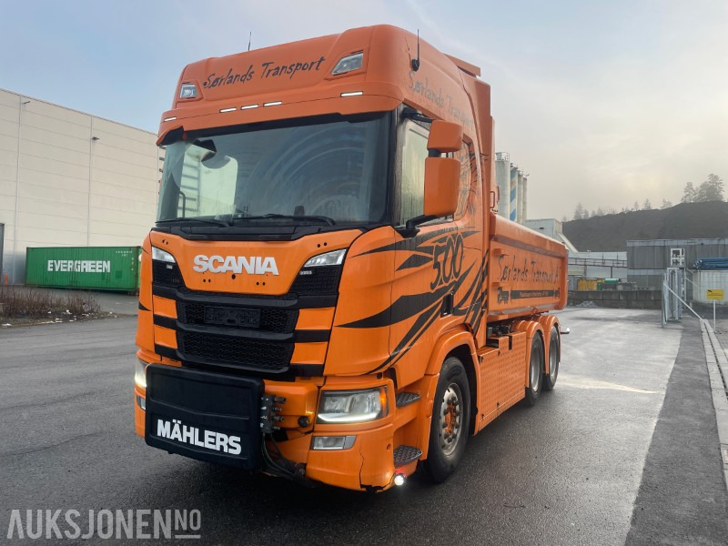 2018 Scania R500 6x4 m/dumperkasse brøyterigget Kun 167 000 km - Φορτηγό ανατρεπόμενο: φωτογραφία 1 2018 Scania R500 6x4 m/dumperkasse brøyterigget Kun 167 000 km - Φορτηγό ανατρεπόμενο: φωτογραφία 1