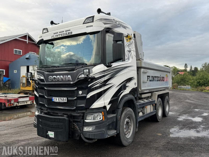 2018 Scania R580 / 6x4 / tippbil / brøyte og salt rigget - Φορτηγό ανατρεπόμενο: φωτογραφία 1 2018 Scania R580 / 6x4 / tippbil / brøyte og salt rigget - Φορτηγό ανατρεπόμενο: φωτογραφία 1