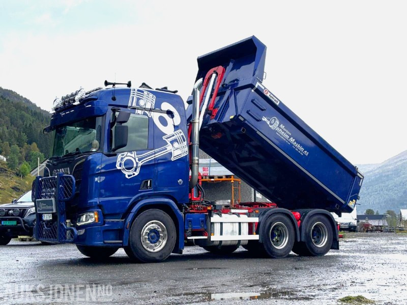 2018 Scania R650 kombibil 6X4 - tippbil og trekkvogn - meget godt utstyrt bil! - Φορτηγό ανατρεπόμενο: φωτογραφία 1 2018 Scania R650 kombibil 6X4 - tippbil og trekkvogn - meget godt utstyrt bil! - Φορτηγό ανατρεπόμενο: φωτογραφία 1