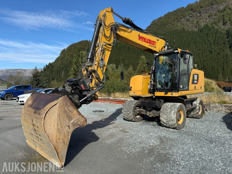 2018 Velholdt Cat M318F Hjulgraver med OilQuick Rotortilt, 9577 timer - Εκσκαφέας: φωτογραφία 2 2018 Velholdt Cat M318F Hjulgraver med OilQuick Rotortilt, 9577 timer - Εκσκαφέας: φωτογραφία 2