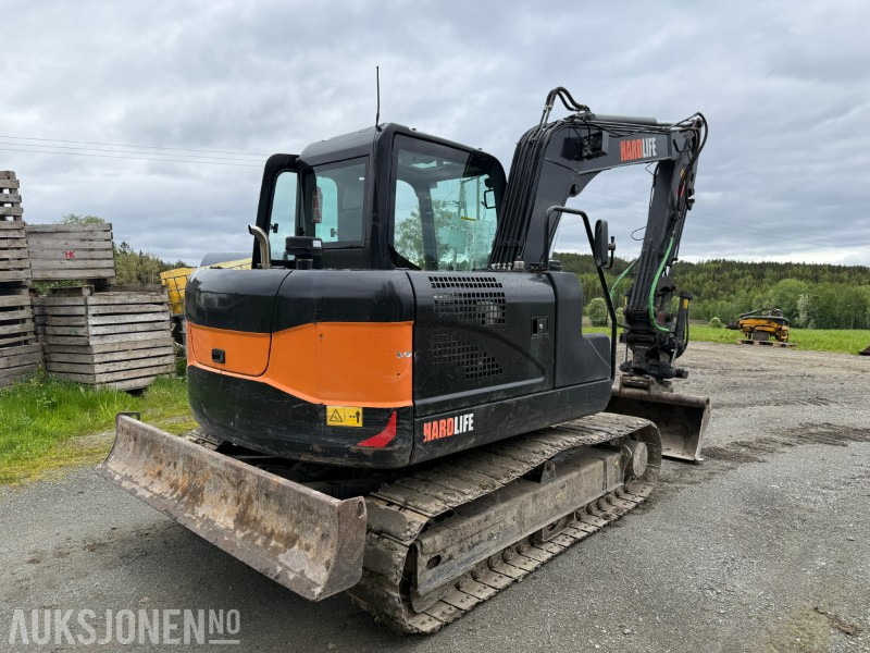 2019 Hardlife HE80 beltegraver med 882 timer! - Tiltrotator - 2 skuffer - Εκσκαφέας: φωτογραφία 3 2019 Hardlife HE80 beltegraver med 882 timer! - Tiltrotator - 2 skuffer - Εκσκαφέας: φωτογραφία 3