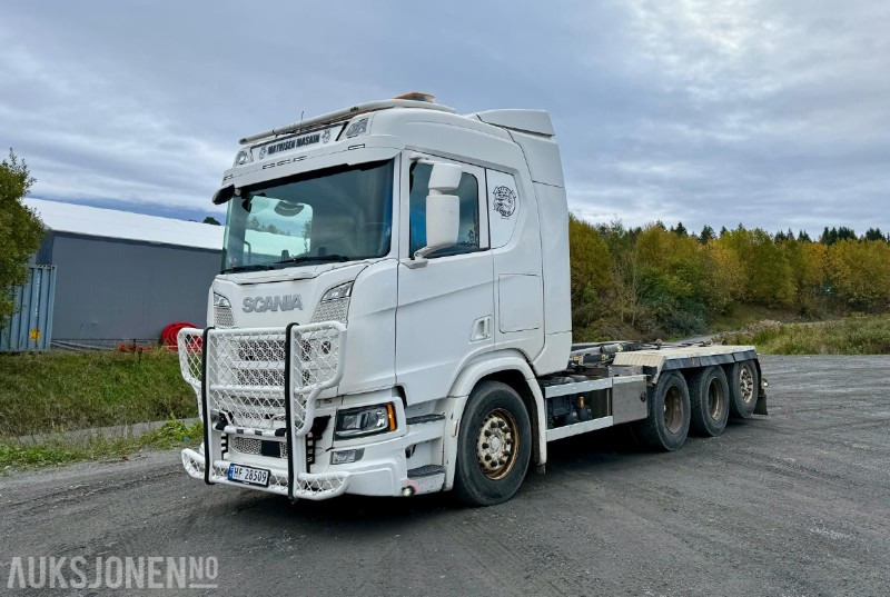 2019 Scania R500 tridem (8X4) KROKBIL - Joab L24 krok - Ny EU-godkjenning - Φορτηγό φόρτωσης γάντζου: φωτογραφία 1 2019 Scania R500 tridem (8X4) KROKBIL - Joab L24 krok - Ny EU-godkjenning - Φορτηγό φόρτωσης γάντζου: φωτογραφία 1
