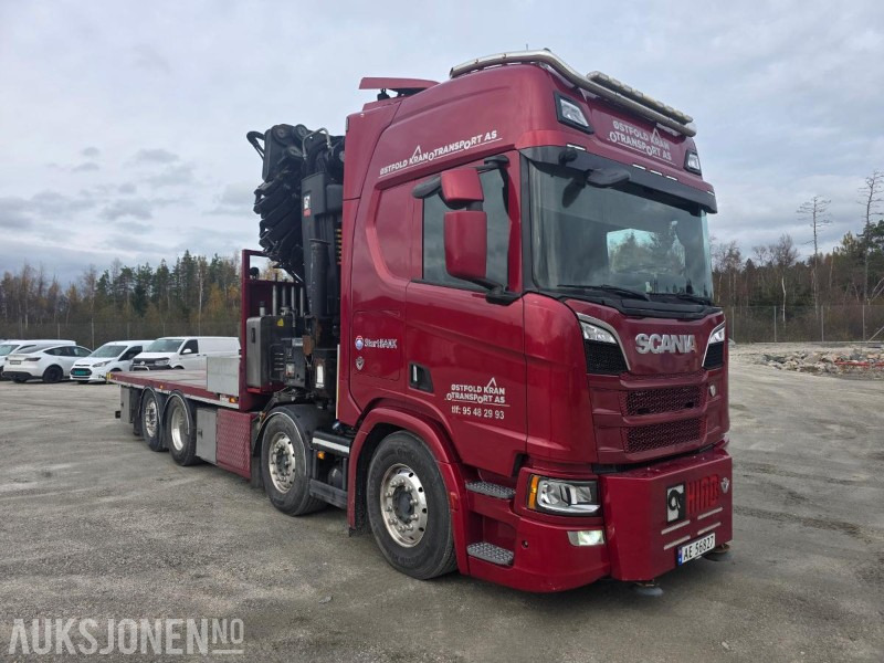 2019 Scania R580 8X2 Euro 6 kranbil Topp utstyrt servicehistorikk HIAB-kran 858, 80 Tm Nylig EU - Φορτηγό με γερανό: φωτογραφία 4 2019 Scania R580 8X2 Euro 6 kranbil Topp utstyrt servicehistorikk HIAB-kran 858, 80 Tm Nylig EU - Φορτηγό με γερανό: φωτογραφία 4