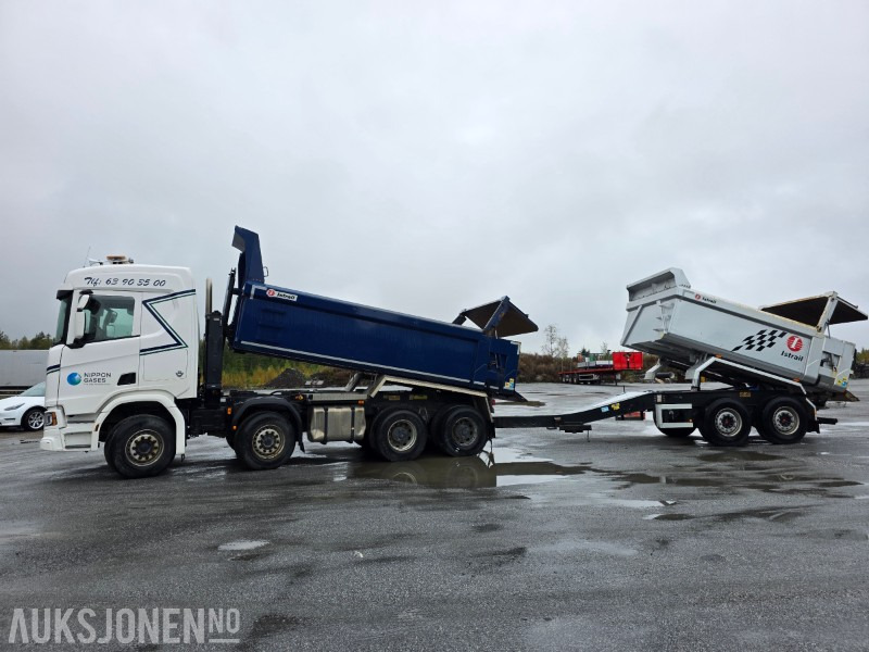 2019 Scania R650 8X4 tippbil med ISTRAIL henger Lav kilometer - Φορτηγό ανατρεπόμενο: φωτογραφία 4 2019 Scania R650 8X4 tippbil med ISTRAIL henger Lav kilometer - Φορτηγό ανατρεπόμενο: φωτογραφία 4
