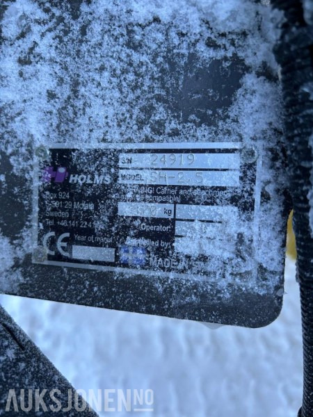 2021 Holms SH 2,5 - Åpen kost til hjullaster - Παρελκόμενα για Κατασκευή μηχανήματα: φωτογραφία 5 2021 Holms SH 2,5 - Åpen kost til hjullaster - Παρελκόμενα για Κατασκευή μηχανήματα: φωτογραφία 5