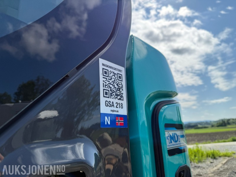 Leasing  2022 Kobelco SK75SR-7 beltegraver - 4 skuffer - Sertifisert 2022 Kobelco SK75SR-7 beltegraver - 4 skuffer - Sertifisert: φωτογραφία 17