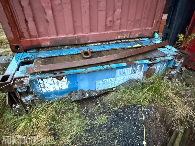 40 Fots flak til sidelaster - med støttelabber - Ανοιχτό αμάξωμα: φωτογραφία 4 40 Fots flak til sidelaster - med støttelabber - Ανοιχτό αμάξωμα: φωτογραφία 4