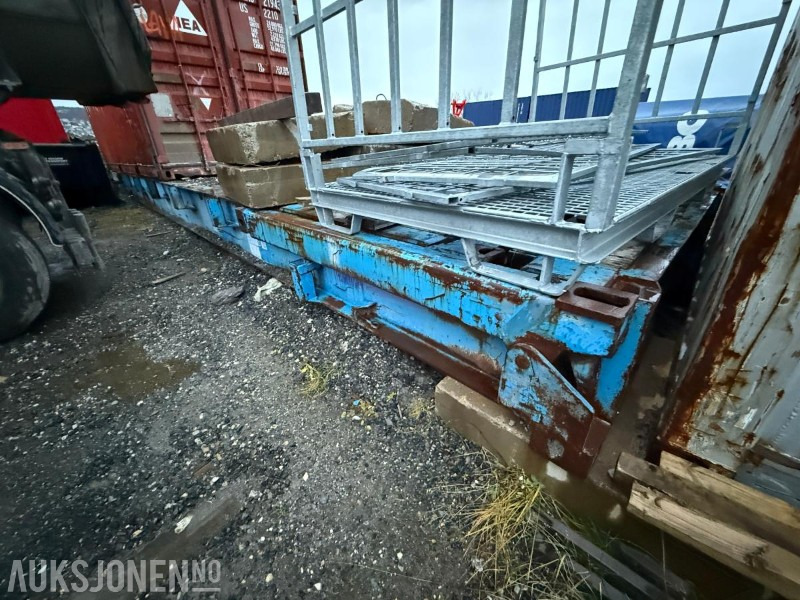 40 Fots flak til sidelaster - med støttelabber - Ανοιχτό αμάξωμα: φωτογραφία 2 40 Fots flak til sidelaster - med støttelabber - Ανοιχτό αμάξωμα: φωτογραφία 2