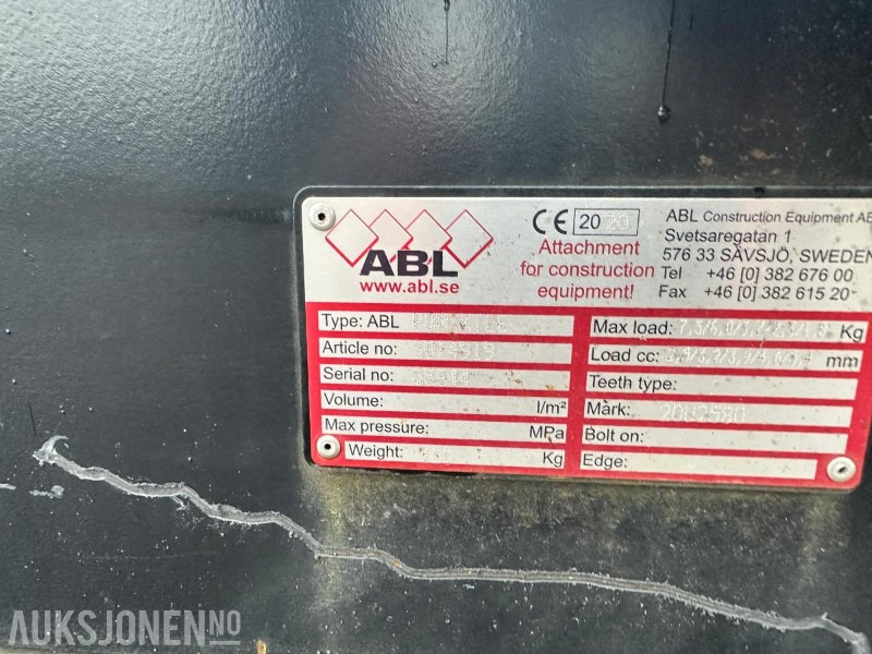 ABL Meget kraftig kranarm med CAT 972 / 982 Feste - Ubrukt og ny - Εξοπλισμού κατασκευών: φωτογραφία 5 ABL Meget kraftig kranarm med CAT 972 / 982 Feste - Ubrukt og ny - Εξοπλισμού κατασκευών: φωτογραφία 5