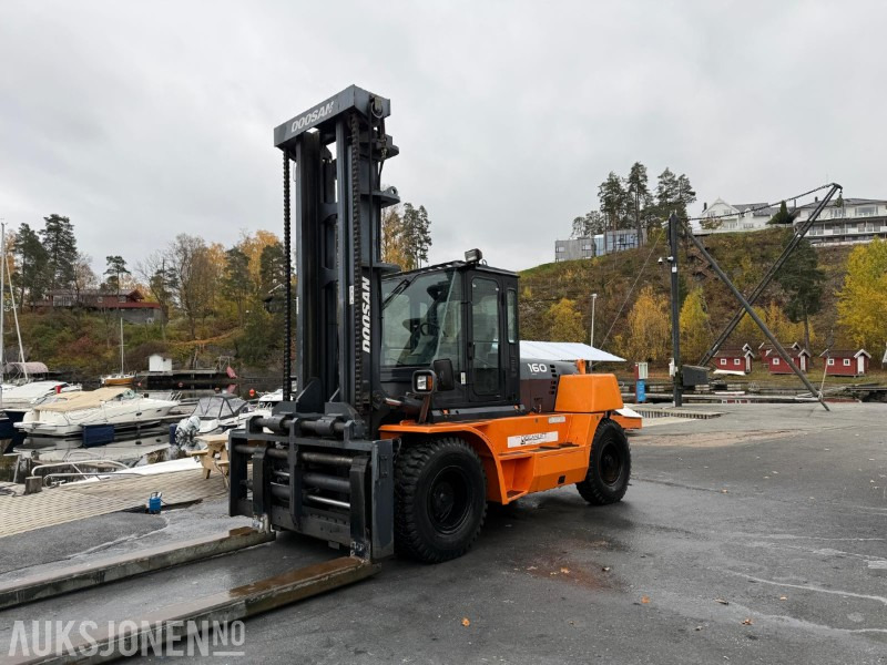 Doosan D160S-5 - 867 timer - Ny godkjenning- gaffel forlengere - Ανυψωτικό μηχάνημα: φωτογραφία 2 Doosan D160S-5 - 867 timer - Ny godkjenning- gaffel forlengere - Ανυψωτικό μηχάνημα: φωτογραφία 2