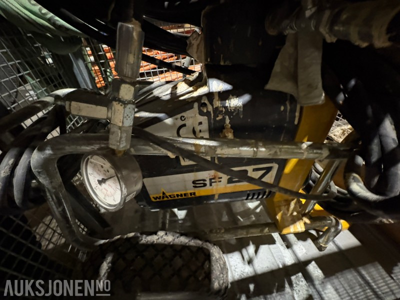 Wagner SF27 sprøytepumpe / sparkelpumpe / mørtelpumpe - Εξοπλισμού κατασκευών: φωτογραφία 5 Wagner SF27 sprøytepumpe / sparkelpumpe / mørtelpumpe - Εξοπλισμού κατασκευών: φωτογραφία 5